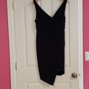 Cross Over Dress Navy